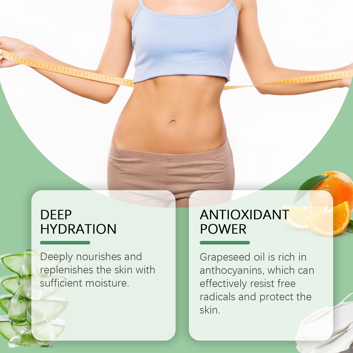 Aloe Vera Slimming Anti-Wrinkle Bar Moisturizing And Nourishing Massage Body Shaping Anti-Wrinkle Moisturizing Lifting Bar