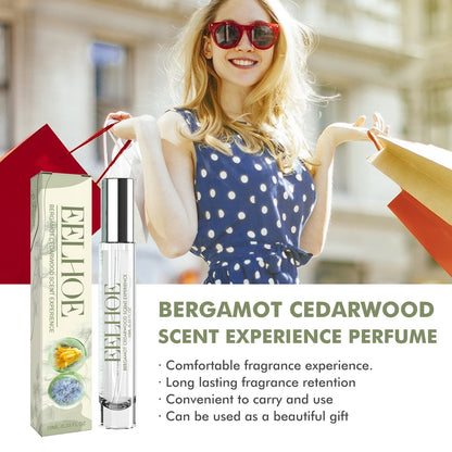 Bergamot Cedarwood Scent Experience Perfume, Fresh Wood Scent Lasting Fragrance Naturally Not Pungent Niche Perfume
