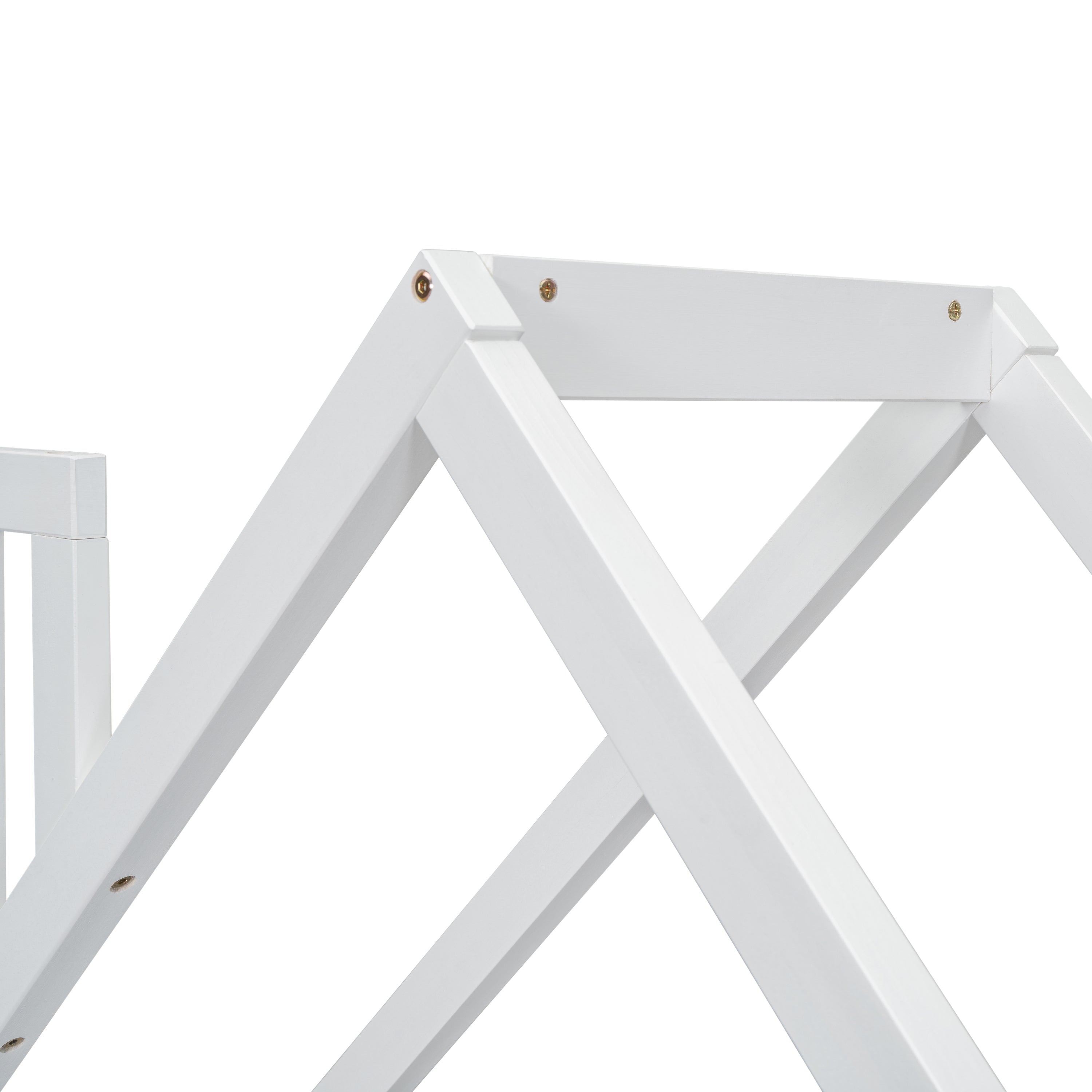House-shaped Wooden writing Desk,Kids study Table,Bookshelf &amp; Toy Storage,White