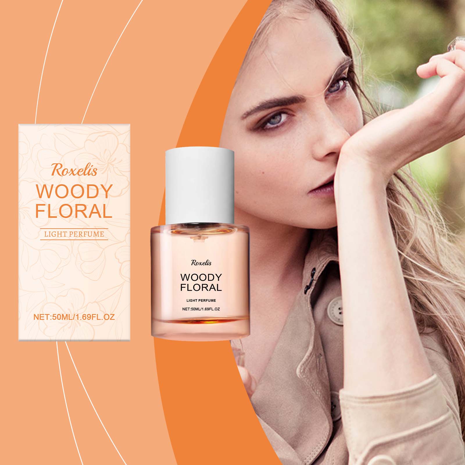 Wood Scented Eau De Toilette, Natural And Fresh Exudes Charm Temperament Flowers Lasting Fragrance Wood Eau De Toilette