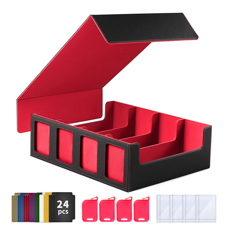 Large-capacity 3000+ Tabletop Game Card Storage Box - Yu-Gi-Oh! &amp; Pokémon Flip-Top Card Case