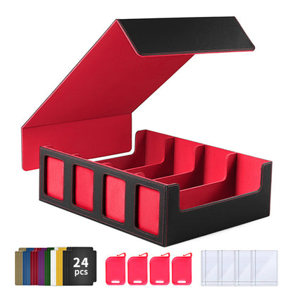 Large-capacity 3000+ Tabletop Game Card Storage Box - Yu-Gi-Oh! &amp; Pokémon Flip-Top Card Case