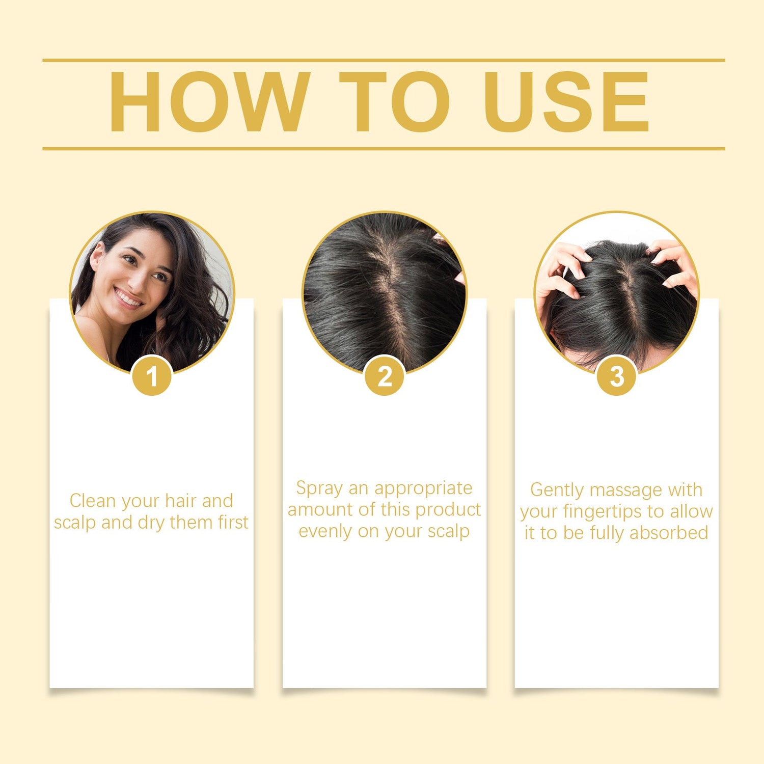 Hair Care Spray Herbal Ingredients Gently Nourishes Hair, Softens And Brightens Hair Care Spray