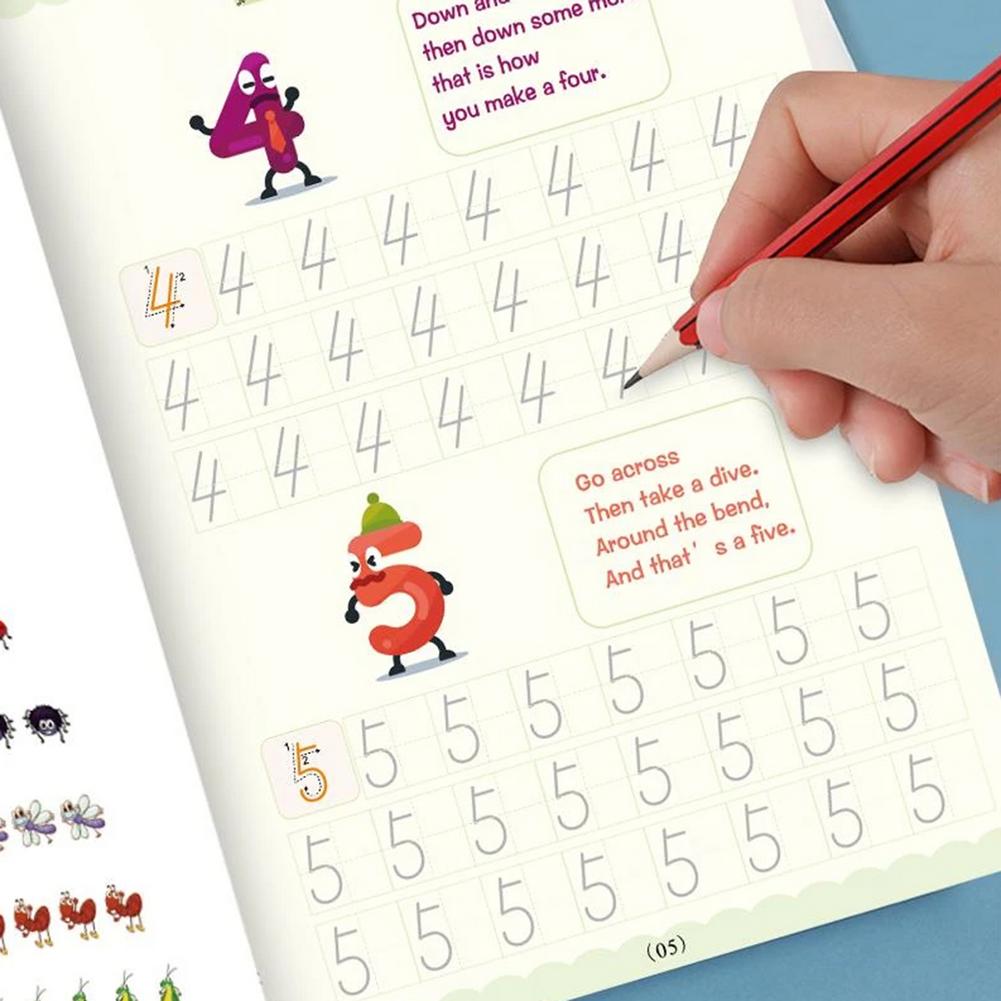 Full English version of calligraphy stickers Children&