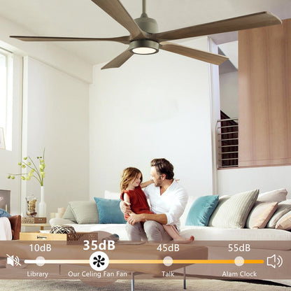 60-Inch Wood Ceiling Fan Remote