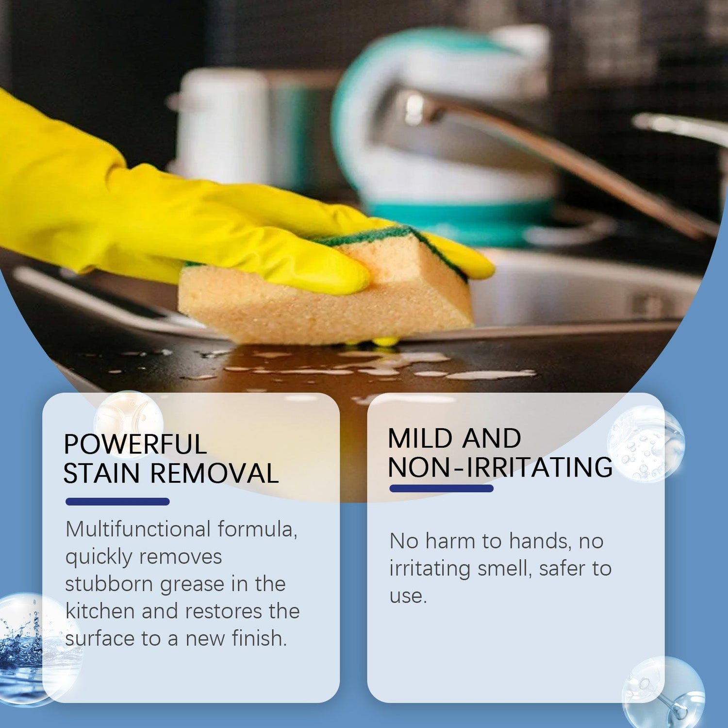 Cooktop Surface Odor Foam Cleaner