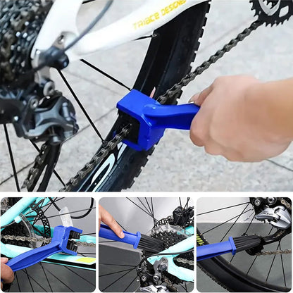 Cleaning Brush, Ideal for motorcycle &amp; bicycle chain and electric car flywheel maintenance, a practical bike accessory.