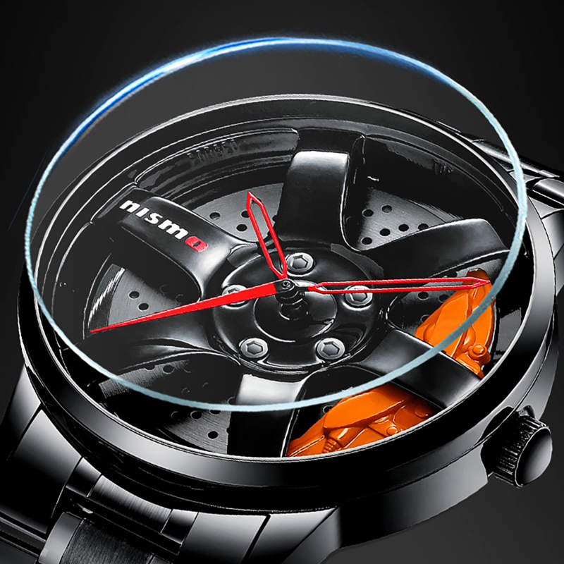 NIBOSI Wheel Rim Mens Watches Top Brand Luxury Sport Car Watch Men Fashion Waterproof Men&
