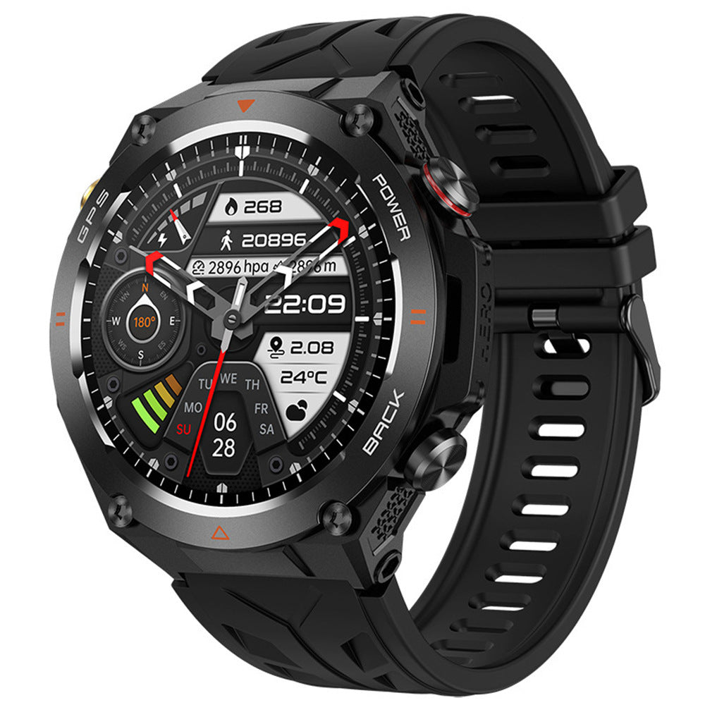 KC82 smartwatch Bluetooth call heart rate blood pressure outdoor 1.45 inch men&