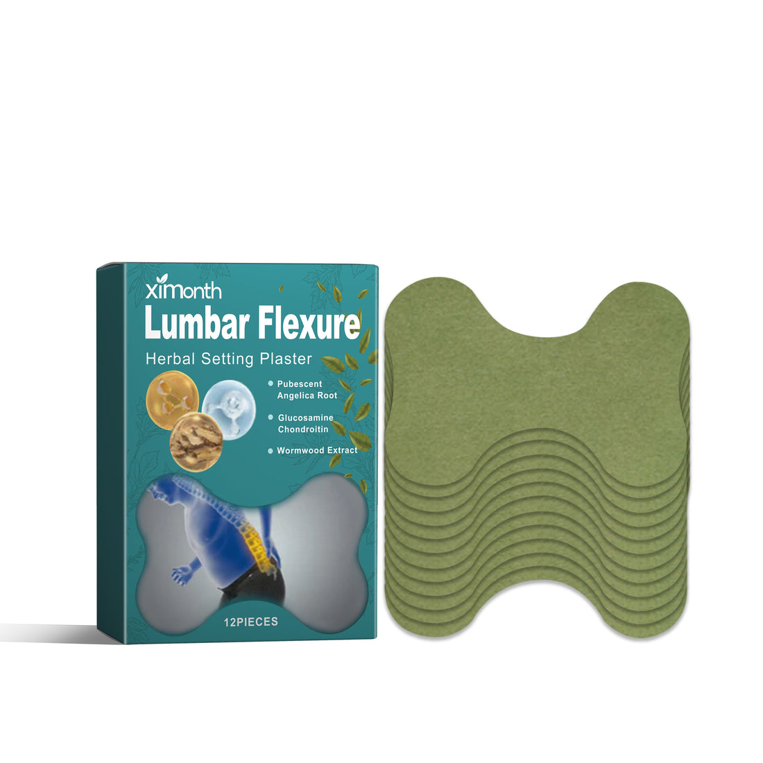 Lumbar Flexure Herbal Setting Plaster, Relieve Lumbar Soreness Lumbar Disc Protrusion Activating Muscles And Bones Lumbar Care Patch