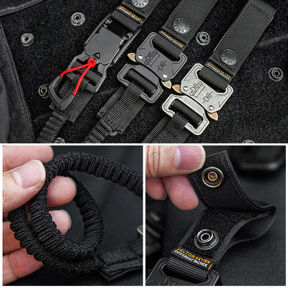Func. tool rope, equip. tools, phone anti-loss hooks, bag &amp; pant dec. ropes