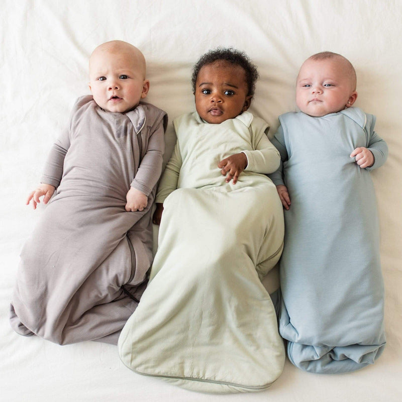 Baby sleeping bag spring summer autumn bamboo fiber all season universal children&