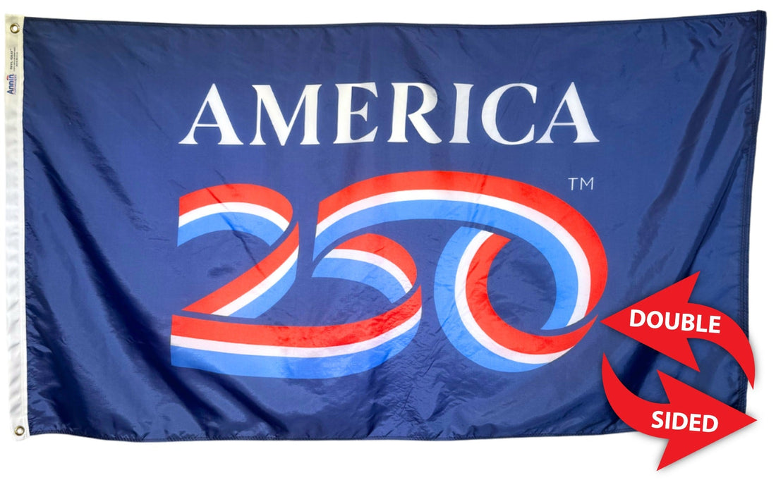 America’s 250th Anniversary Outdoor Flag - DOUBLE SIDED | Made in USA