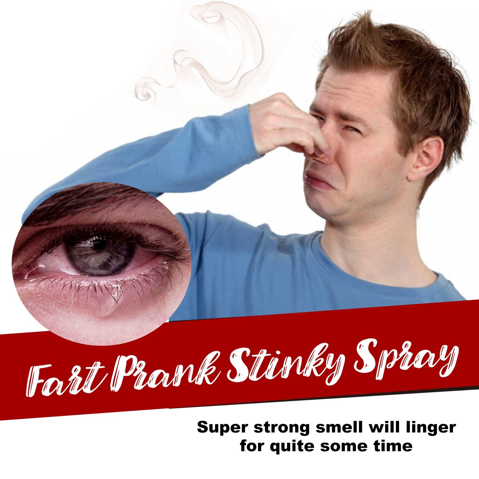 Fart Pepper Spray, Liquid Odor Pranks Portable Spray For April Fool&