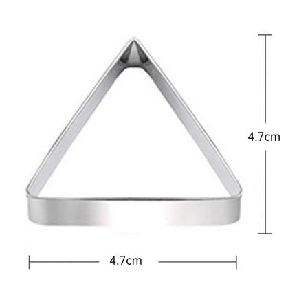 Sugar Candy Tools: Stainless Cutters, Choco Molds, Umbrella Cutter, 6 - pce Biscuit Kit for Fam &amp; Party