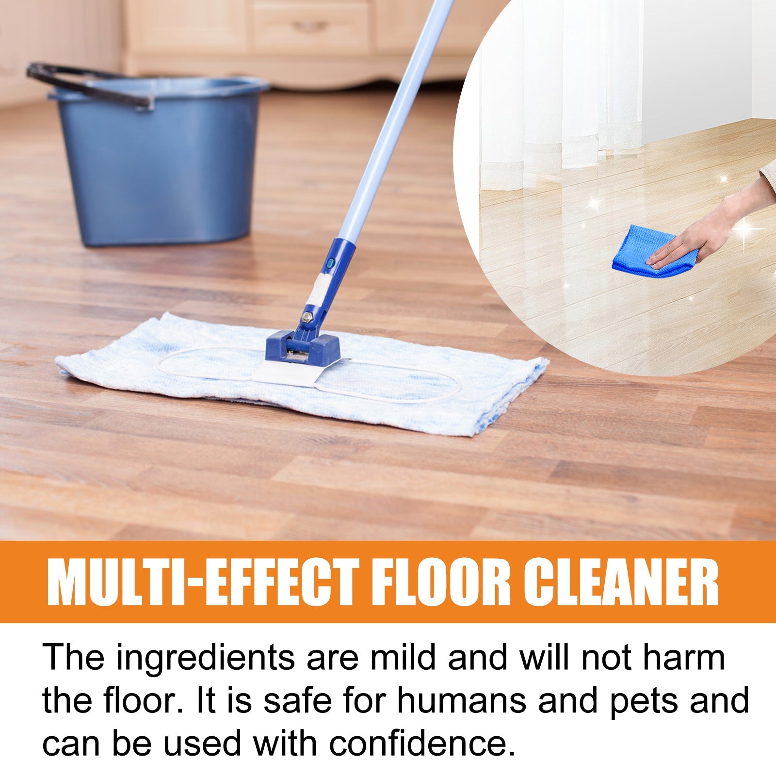 Multi-Effect Floor Tile Cleaner