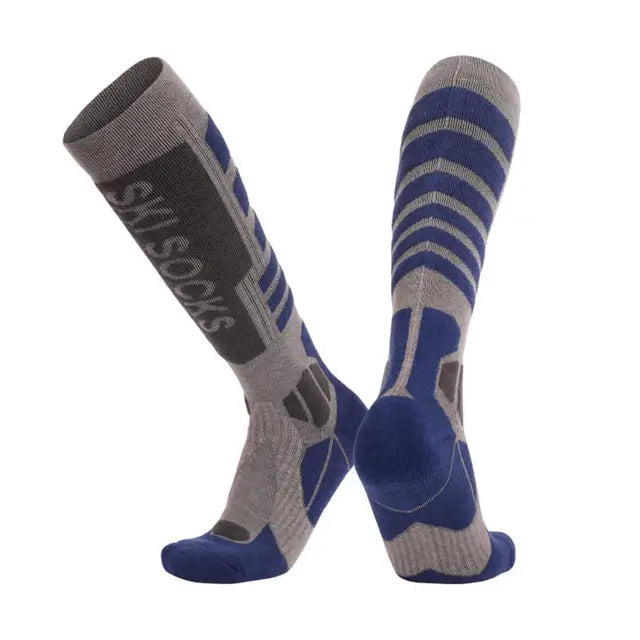 New Merino wool skiing socks with thickened towel bottom for men and women&