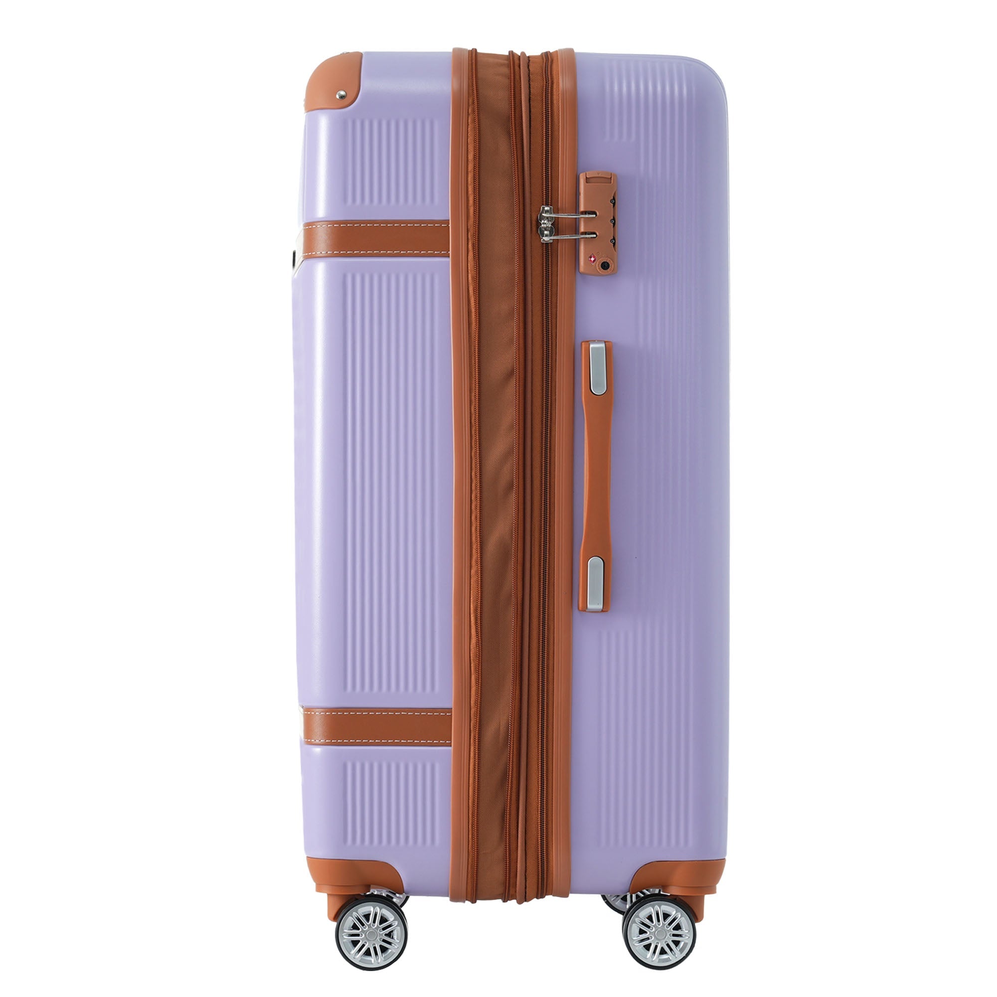 Hardshell Luggage Sets 3 Piece double spinner 8 wheels Suitcase with TSA Lock Lightweight 20&