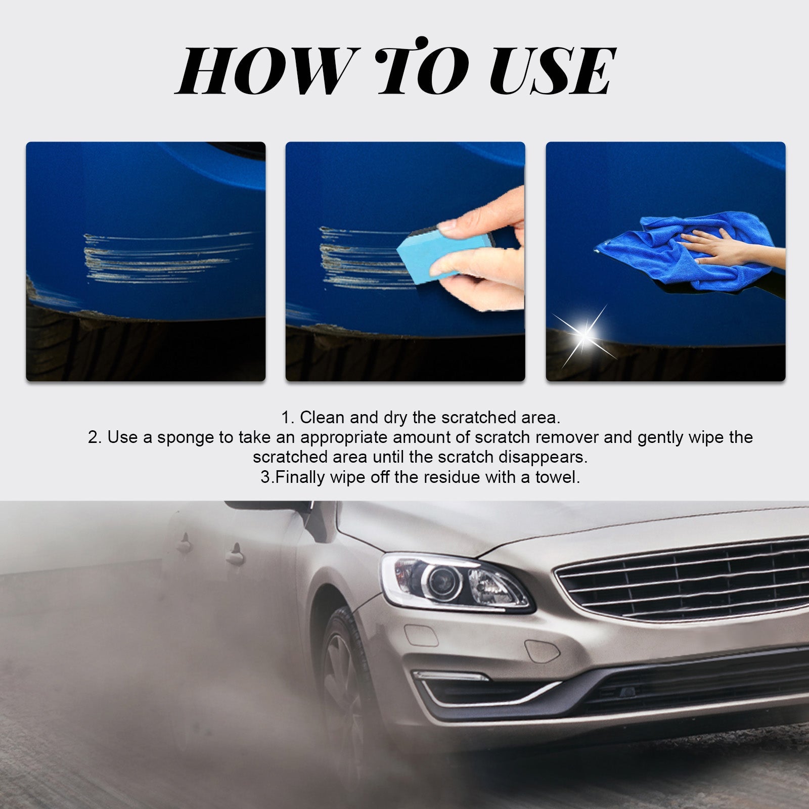 Car Scratch Remover, Car Paint Scratches Repair And Repair Paint Polishing And Refurbishing Maintenance Agent