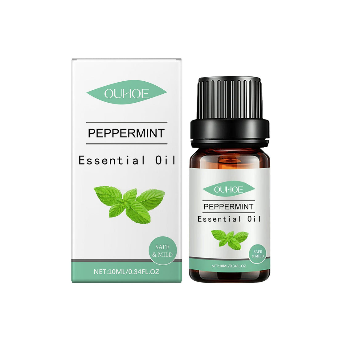 Mint Skin Care Essential Oil, Living Room Office Mint Fragrance Body Soothing Long-Lasting Moisture Lock To Enhance Skin