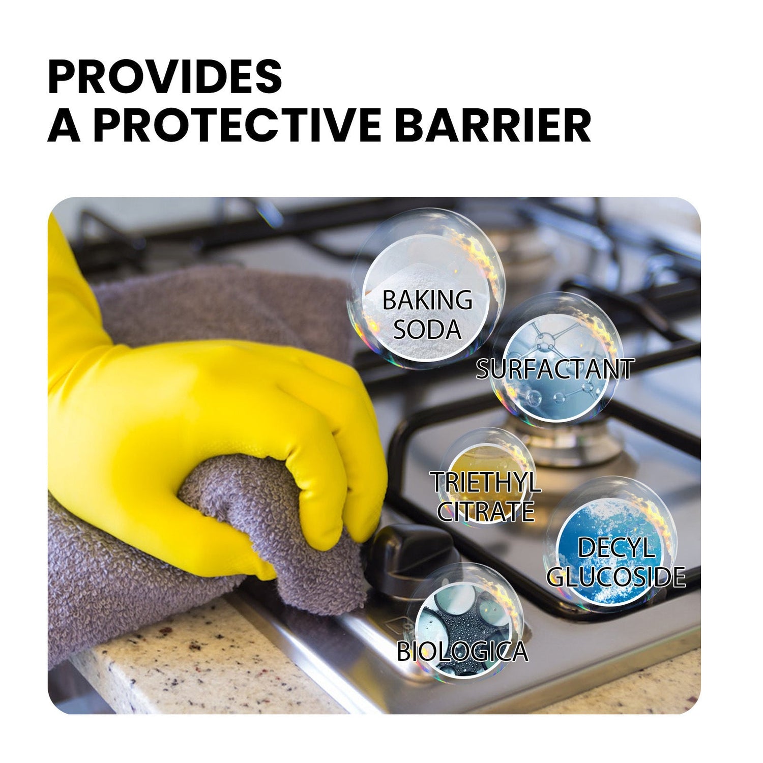 Kitchen Tile Wall Oil Detergent