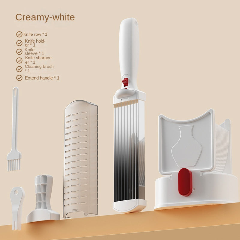 Kitchen Knife Set Home Cooking BBQ Hot Pot Fresh Meat Cutter Beef Mutton Slicer and Shredder for Poultry Meat &amp; Hotpot