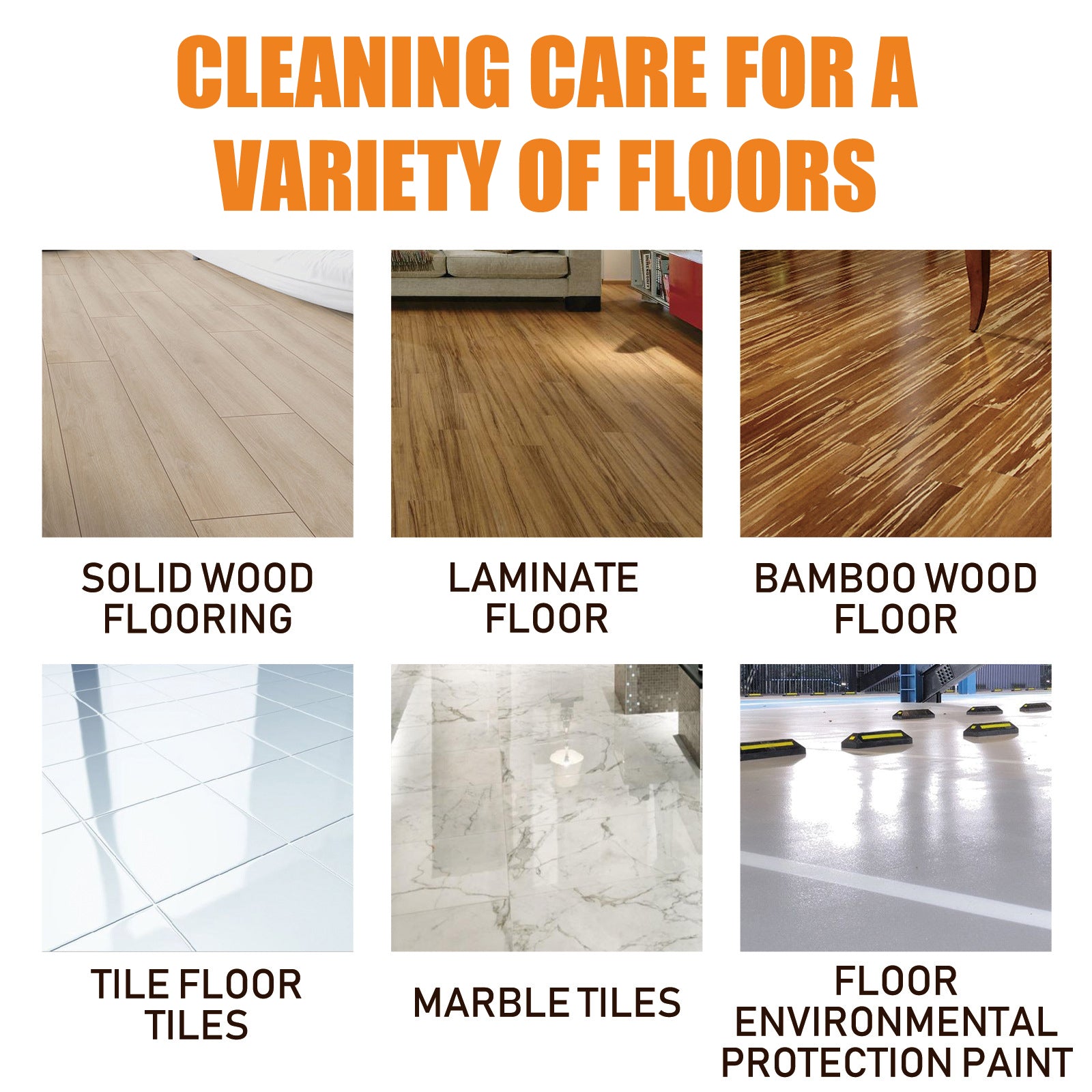 Multi-Effect Floor Tile Cleaner