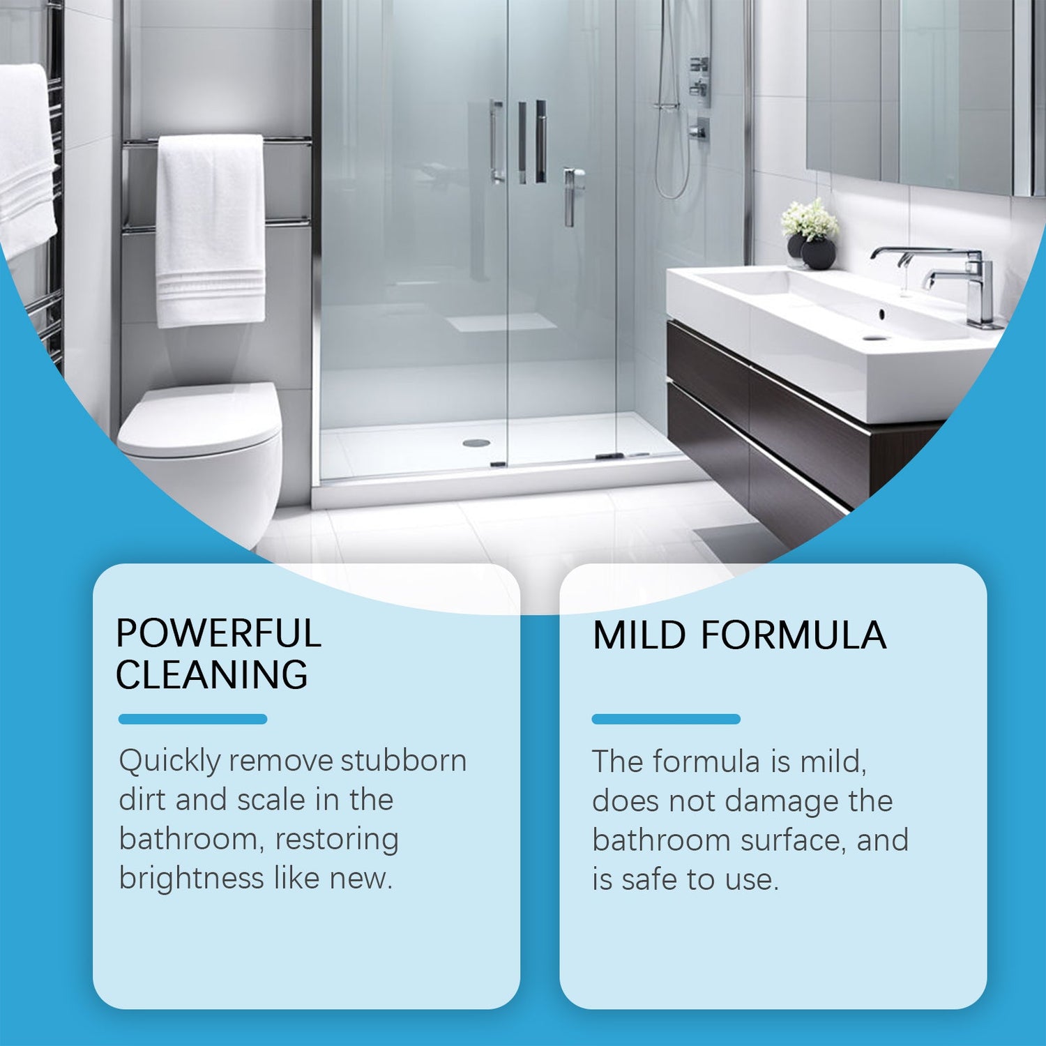 Bathroom Glass Door Cleaner
