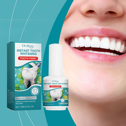Instant Tooth Whitening Tooth Paint, Clean Tartar Very Well Tooth Dirt Yellow Teeth Care Dental Hygiene Mild Persistent And Pure And Fresh