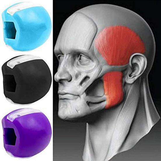 Face Fitness Ball &amp; Facial Toner Exerciser Facial Muscle Training Silicone Face-lift Masseter