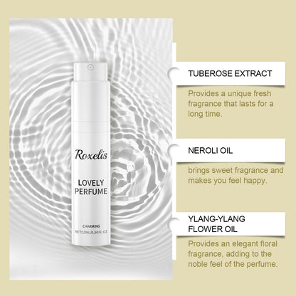 Rotated-Tuberose Perfume Spray, Women Keep Fragrance Light And Fresh Lasting Fragrance Dating Charm Perfume
