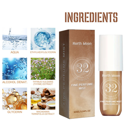 Perfume Spray Fresh Lasting Fragrance Non-Pungent Women&