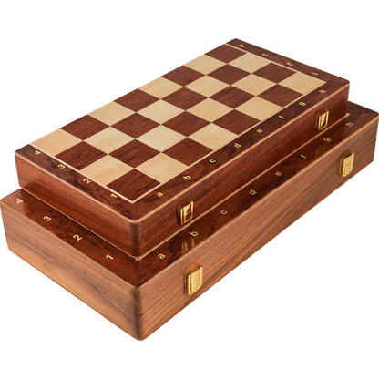 International Chess High end Solid Wood Set Large Children&