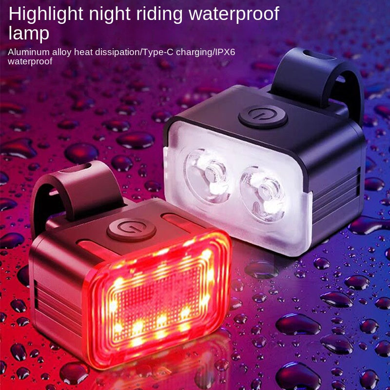 Bicycle lights, headlights, strong lights, night riding lights, taillights, mountain bikes, road bikes, children&