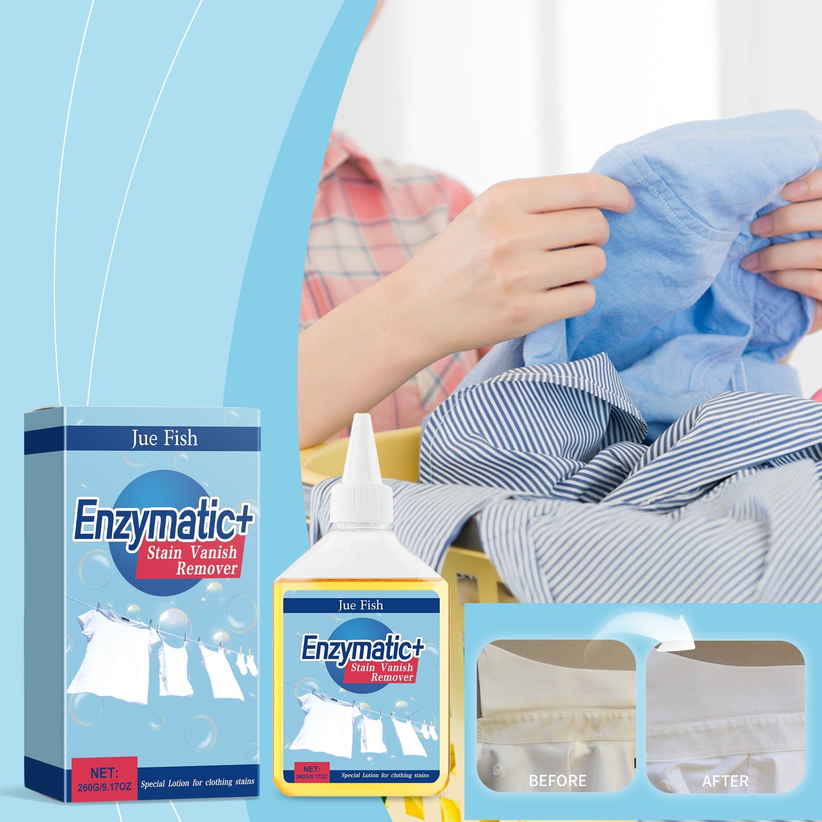 Enzyme Clothing Stain Cleaner