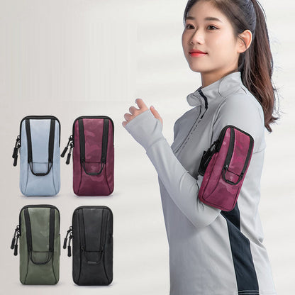 Arm bag for running sports, mobile phone, fitness equipment, wrist bag, outdoor cycling, waterproof arm bag, men&
