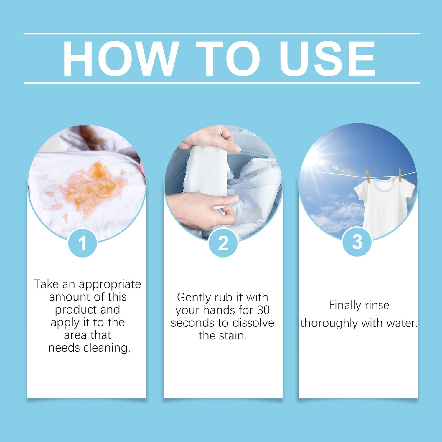 Enzyme Clothing Stain Cleaner