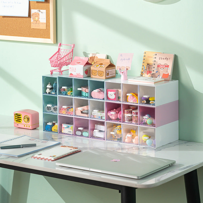 1 - drawer tea bag storage box. Great for kitchen drawers. Also suitable for storing coffee, tea &amp; sugar.