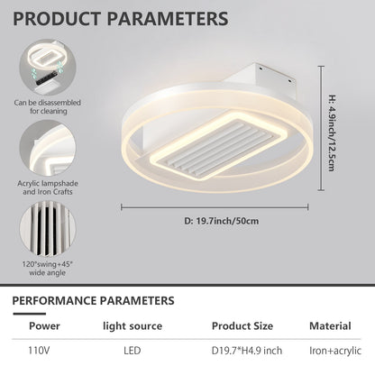 Bladeless LED Fan Lamp II