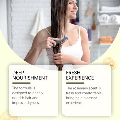 Rosemary Shampoo Set Anti-Dandruff Oil Control Shampoo Retain Fragrance Moisturizing Conditioner Refreshing Hair