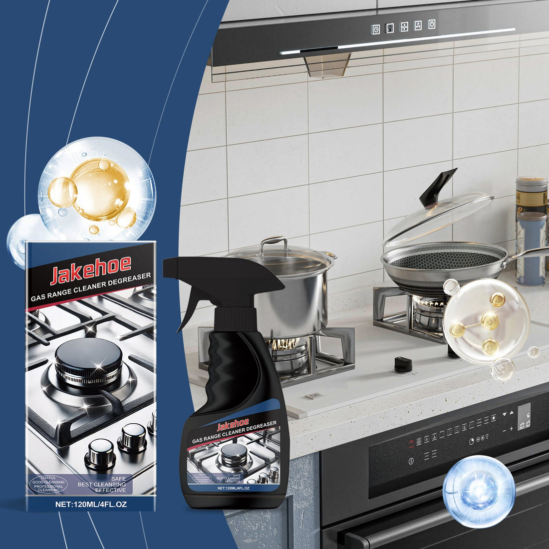 Gas Stove Oil Cleaner