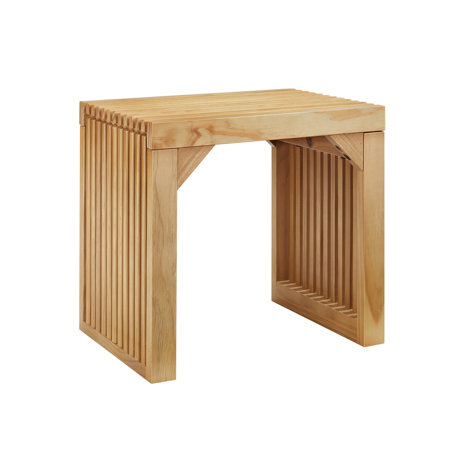 Pine Dining Bench and Table, Indoor Wood Bench for Entryway,Living Room,Kitchen and Bench Set (Nature, Bench &amp; Table) Small