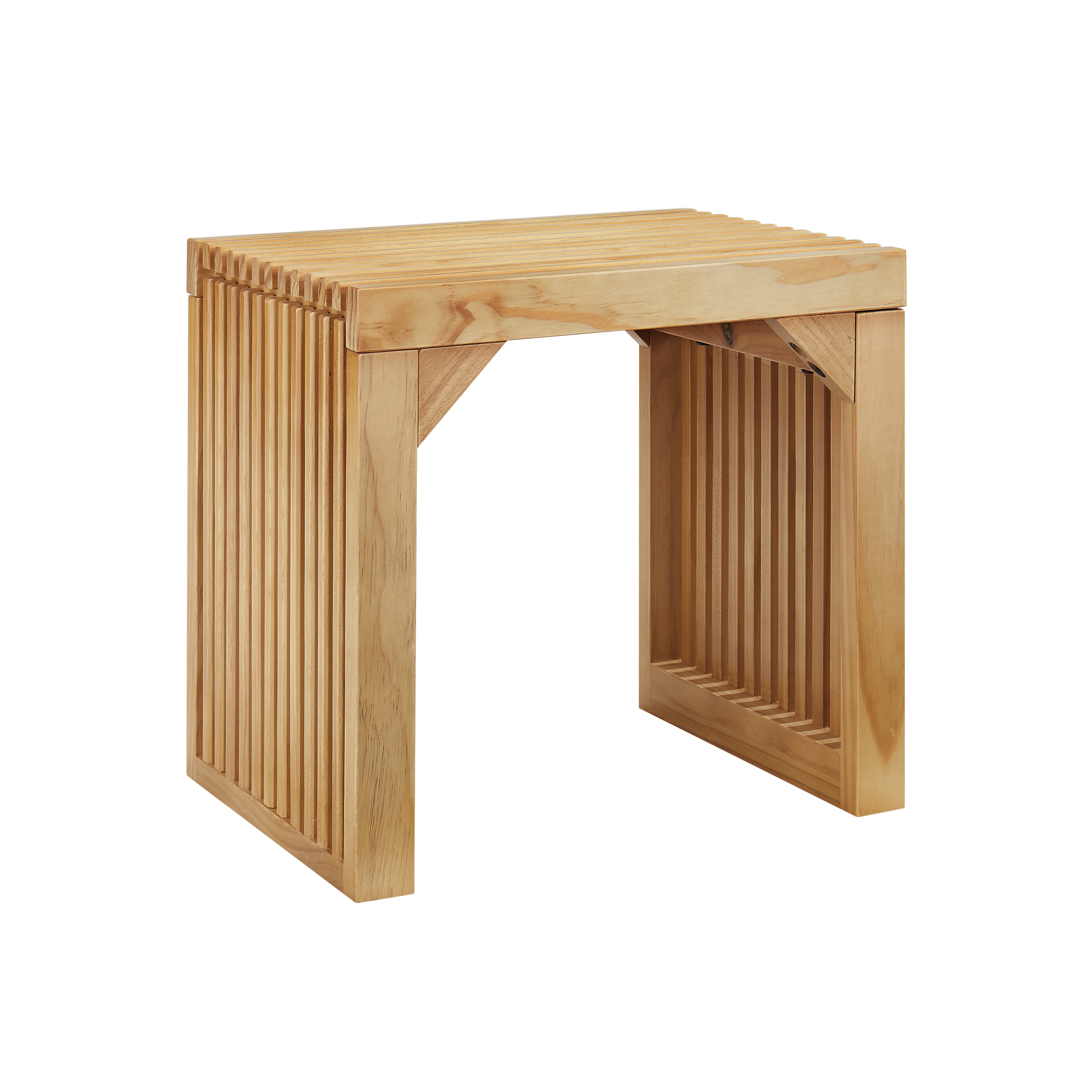 Pine Dining Bench and Table, Indoor Wood Bench for Entryway,Living Room,Kitchen and Bench Set (Nature, Bench &amp; Table) Small