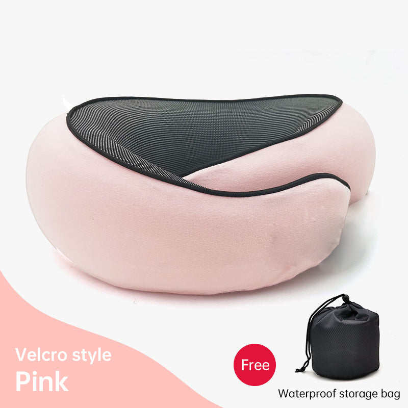 Memory Foam Neck Travel Pillow: Soft, 360° Head Support, for Home, Plane &amp; Car