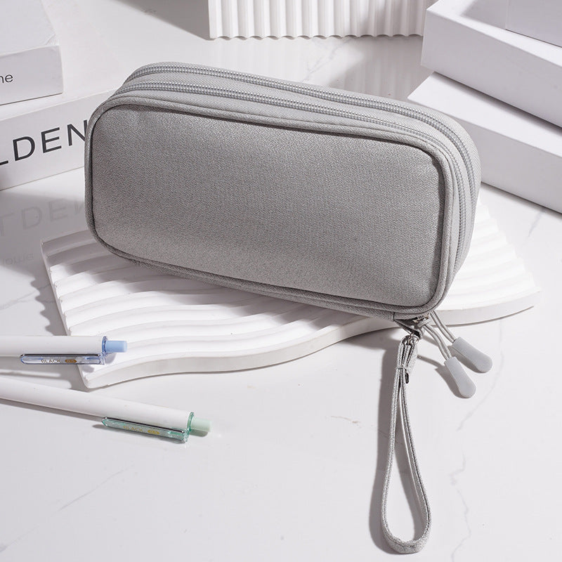 Multi - Functional Digital Accessories Organizer with Multiple - Layer Data Cable Pouch, Dust - proof Headphone Bag and Power Bank Pocket