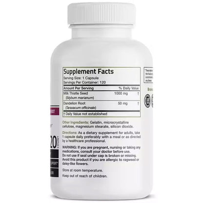 Milk Thistle Liver Supplement 120ct