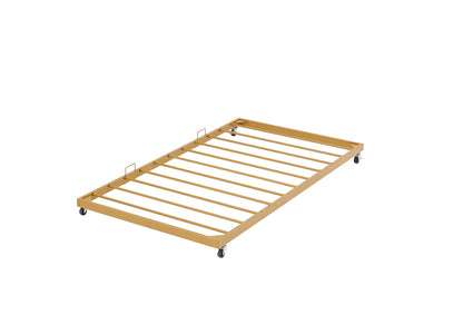 Daybed sofa bed metal framed with trundle twin size  golden 77&