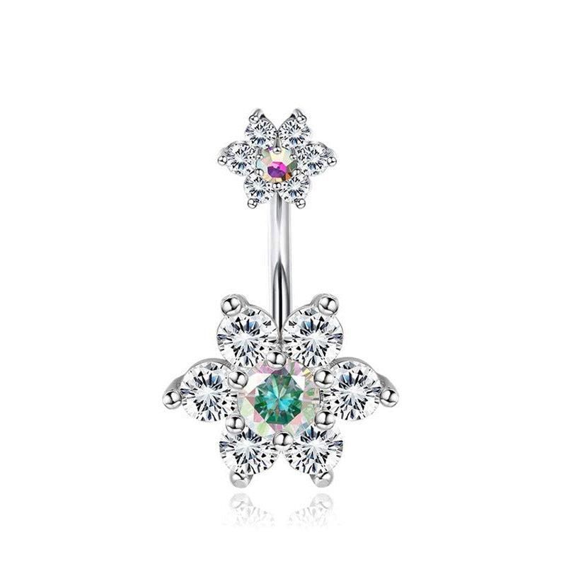 Navel Ring Creative Bat Bee Navel Buckle Navel Ring Body Piercing Jewelry