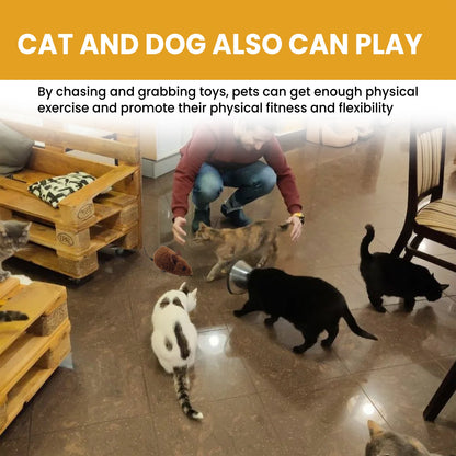 Interactive Smart Mouse Toy, Cats And Dogs Like A Mouse Sound Relief Plush Toy