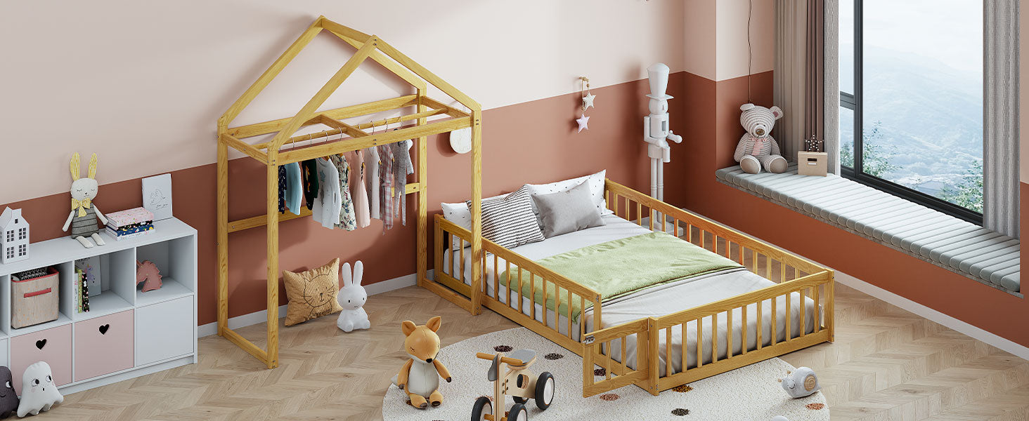 Wooden Full Size Children&